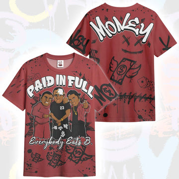 Everybody Paid In Full Alternate Flu Game 12s T-Shirt