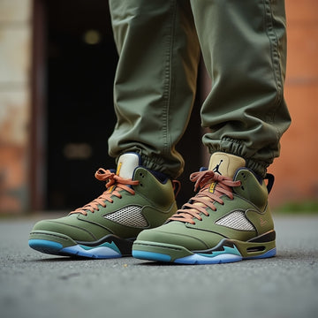 What Inspired the Retro Olive 5s Design?