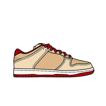 Dunk Low Strawberry Waffle