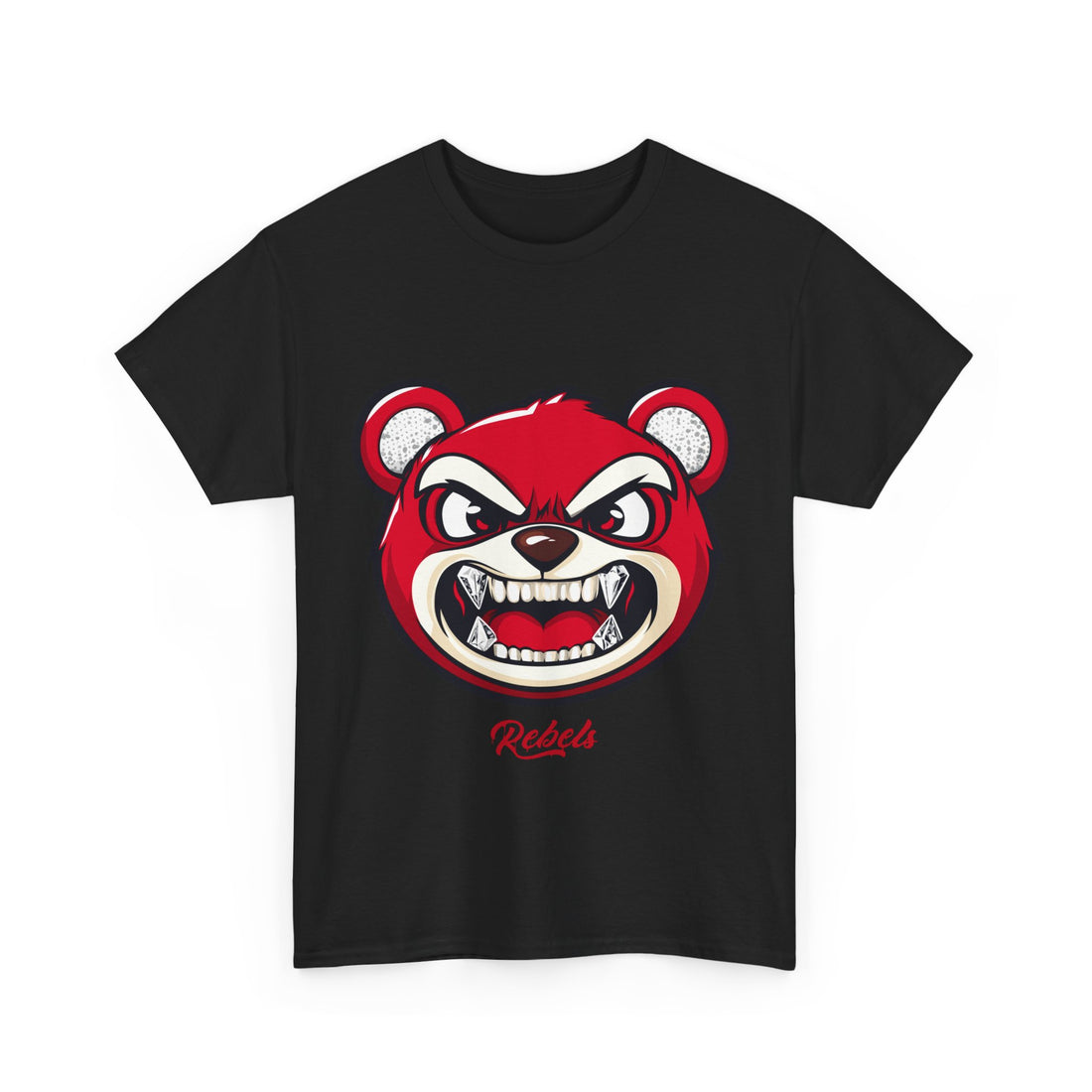 Chicago 1S Lost And Found MYK Red Bear Unisex Heavy Cotton T-Shirt