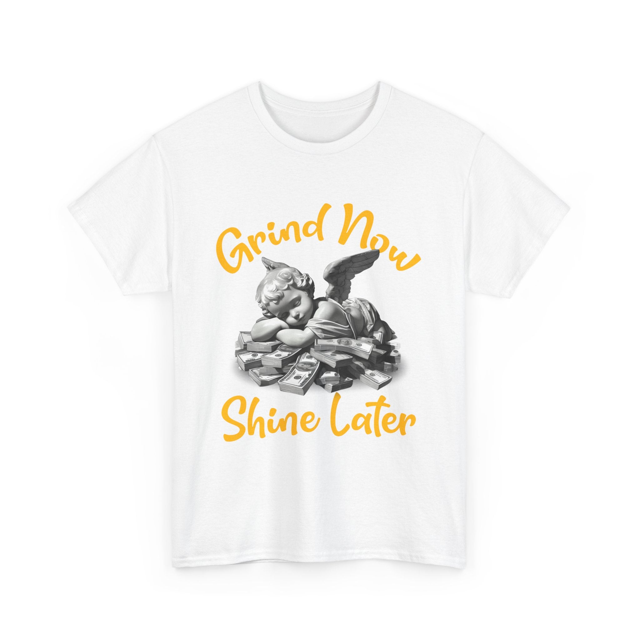 Yellow Orchre 6s MYK Grind Now Shine Later Unisex Heavy Cotton T-Shirt