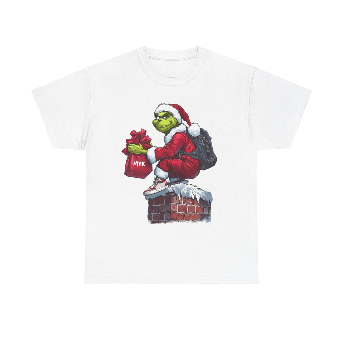 Chicago 1S Lost And Found MYK Santa Grinch Unisex Heavy Cotton T-Shirt