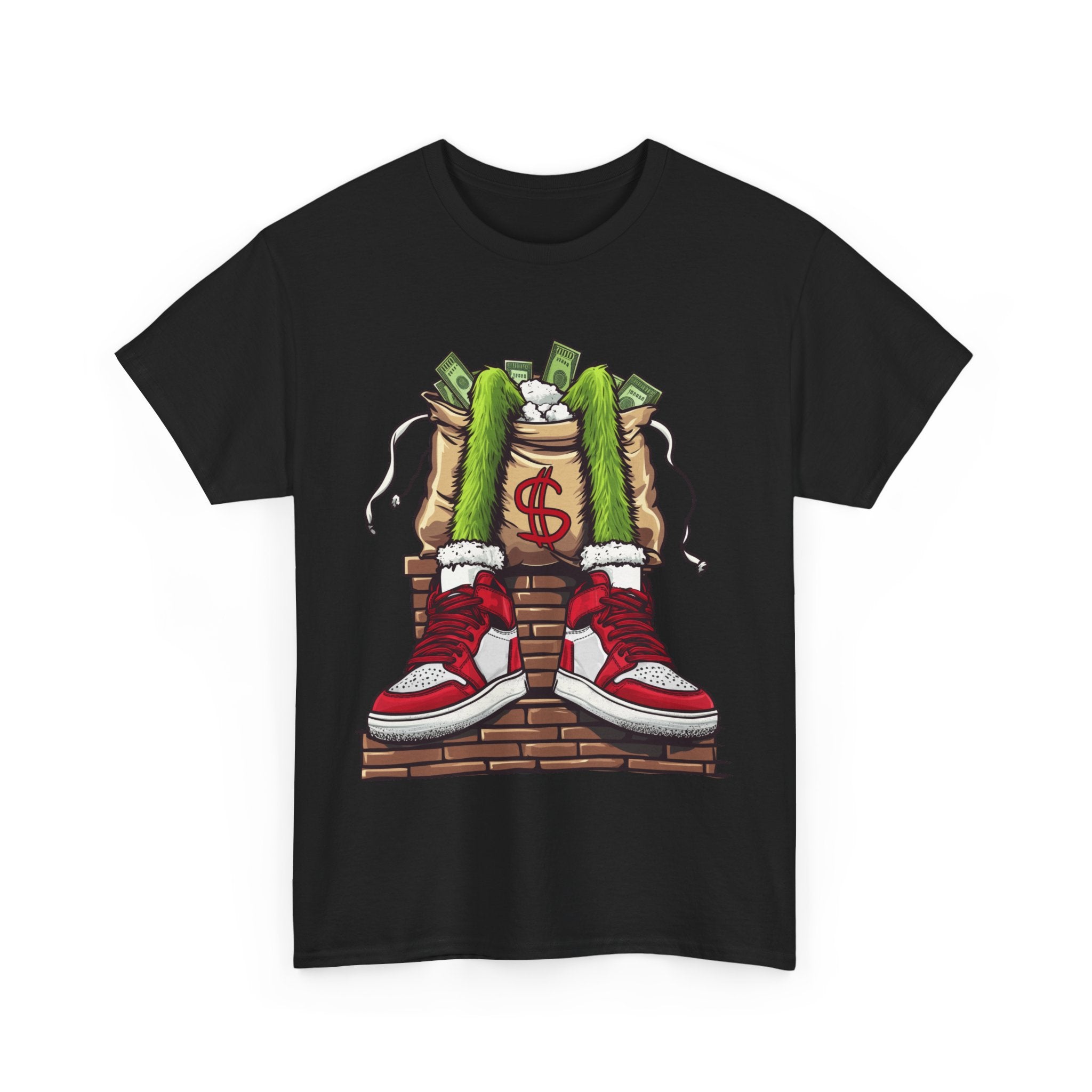 Chicago 1S Lost And Found MYK Grinch Christmas Heist Unisex Heavy Cotton T-Shirt