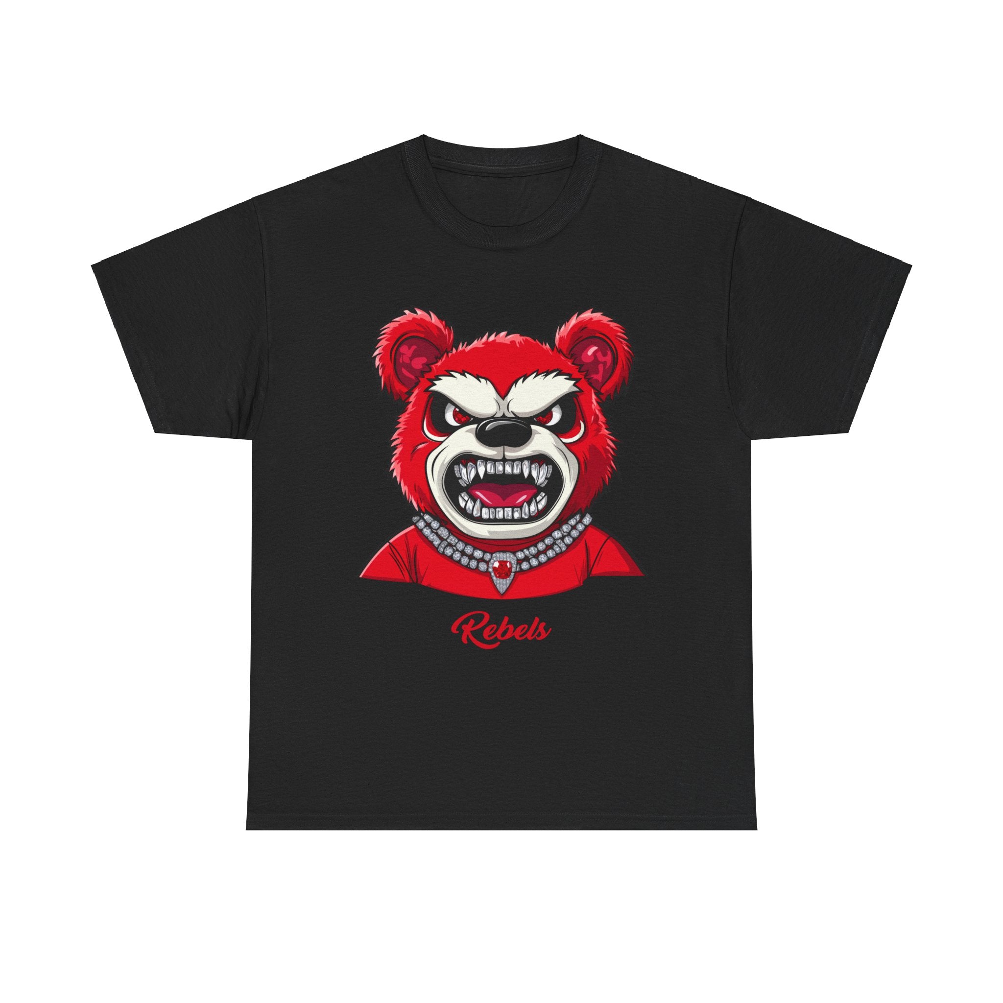 Chicago 1S Lost And Found MYK Rebels Bear Unisex Heavy Cotton T-Shirt