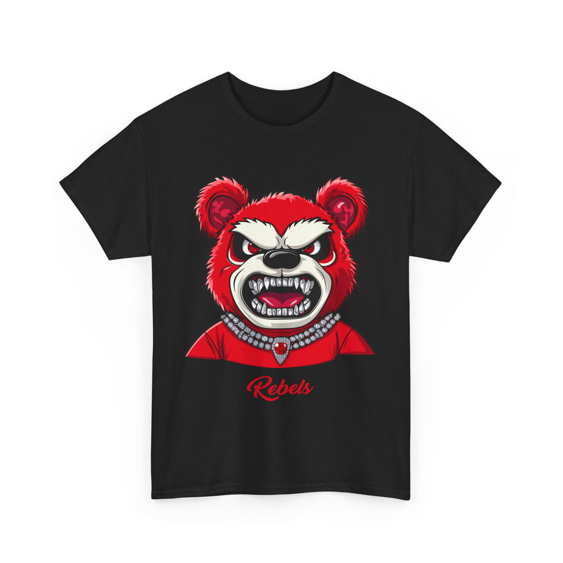 Chicago 1S Lost And Found MYK Rebels Bear Unisex Heavy Cotton T-Shirt