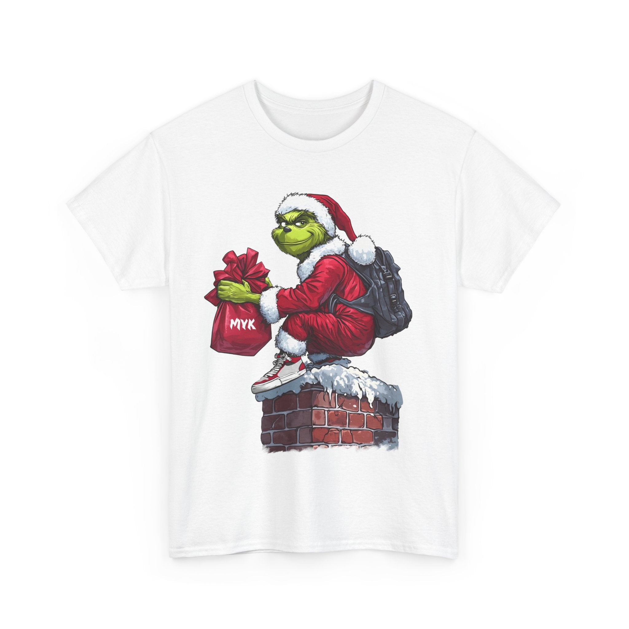 Chicago 1S Lost And Found MYK Santa Grinch Unisex Heavy Cotton T-Shirt