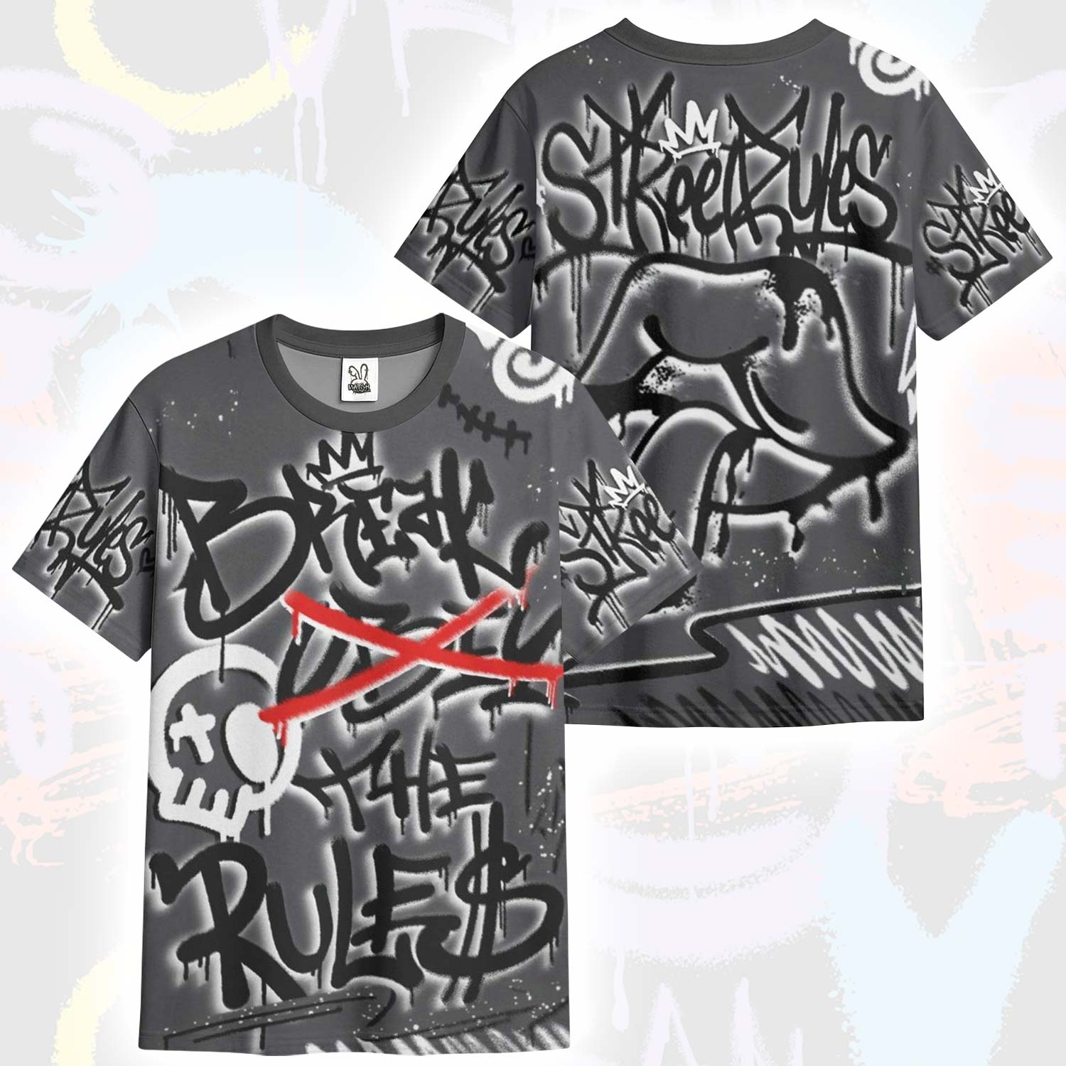 Break Rules Streetwear Fear 4s T-Shirt