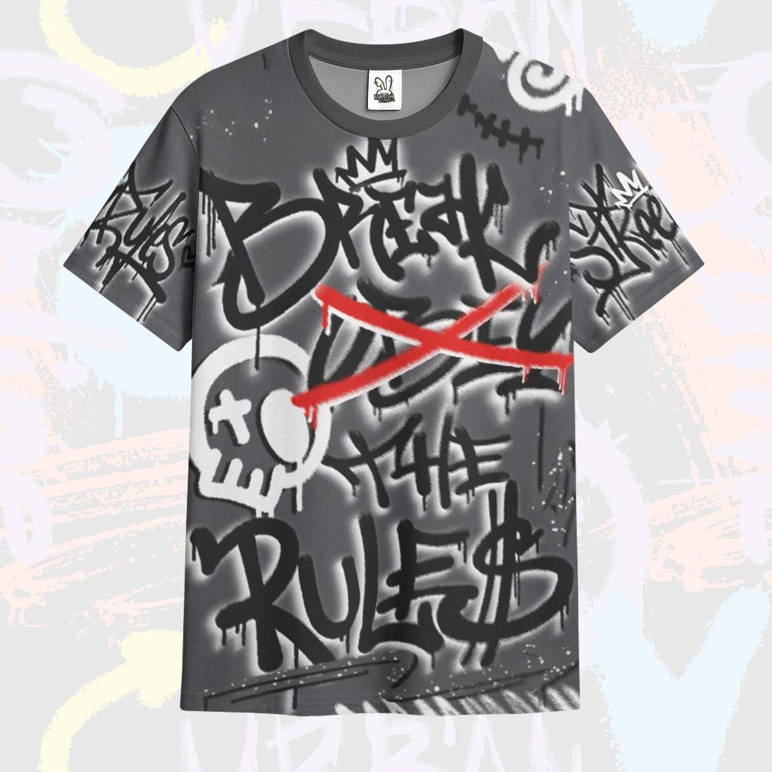 Break Rules Streetwear Fear 4s T-Shirt