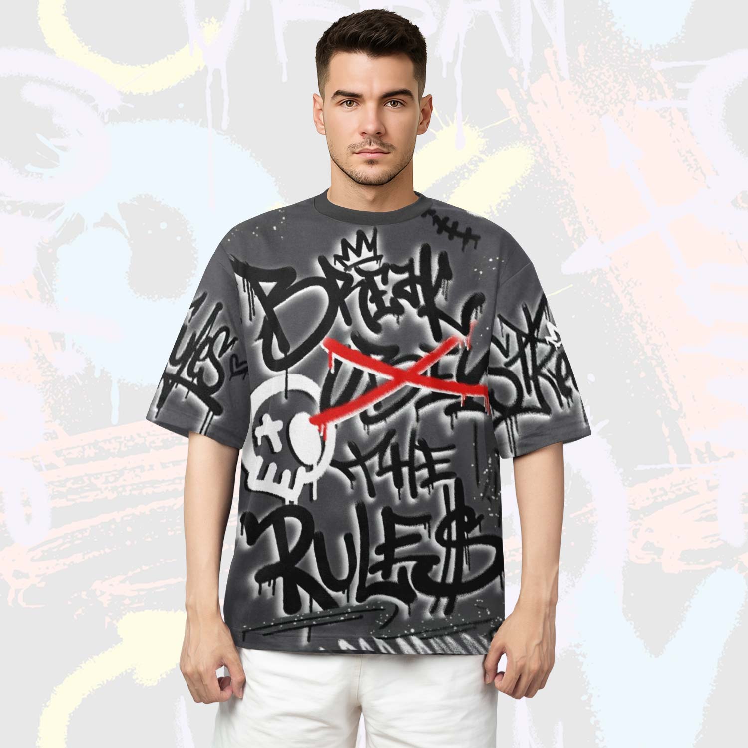 Break Rules Streetwear Fear 4s T-Shirt