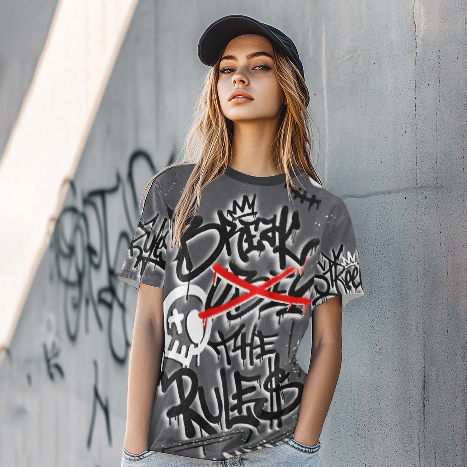 Break Rules Streetwear Fear 4s T-Shirt
