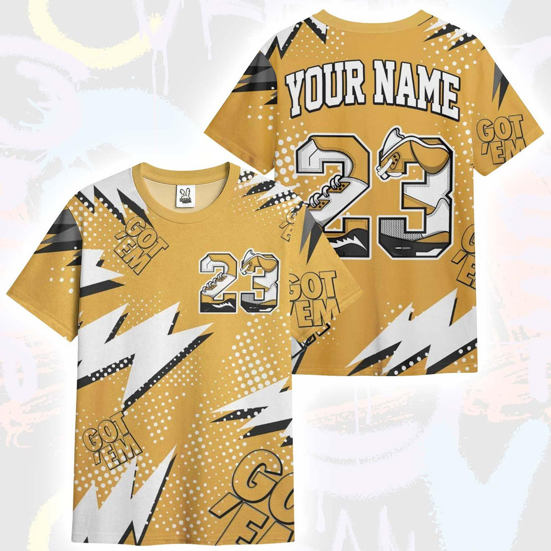 Custom Name Number 23 Low OG Rookie Of The Year 1s T-Shirt