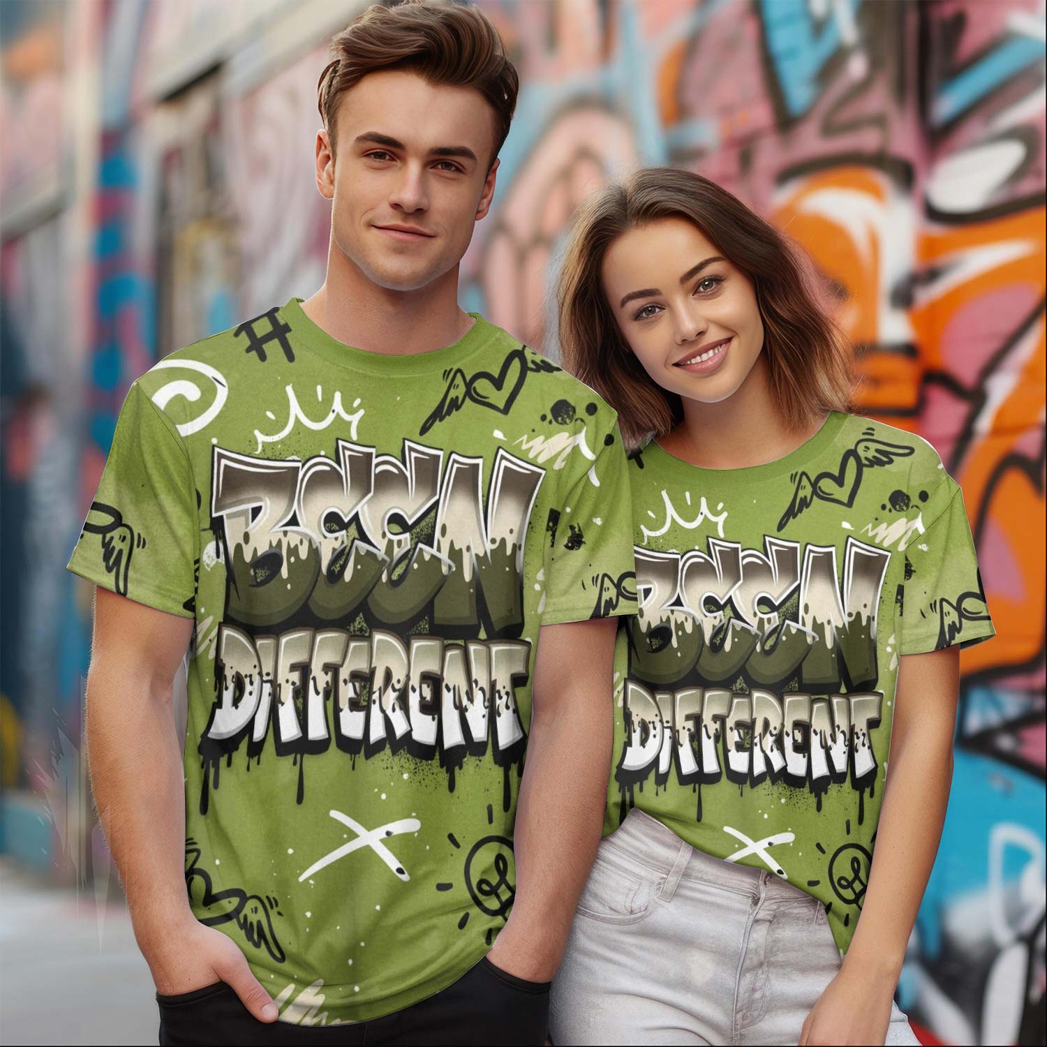 Drip Been Different SB Dunk Low Asparagus T-Shirt
