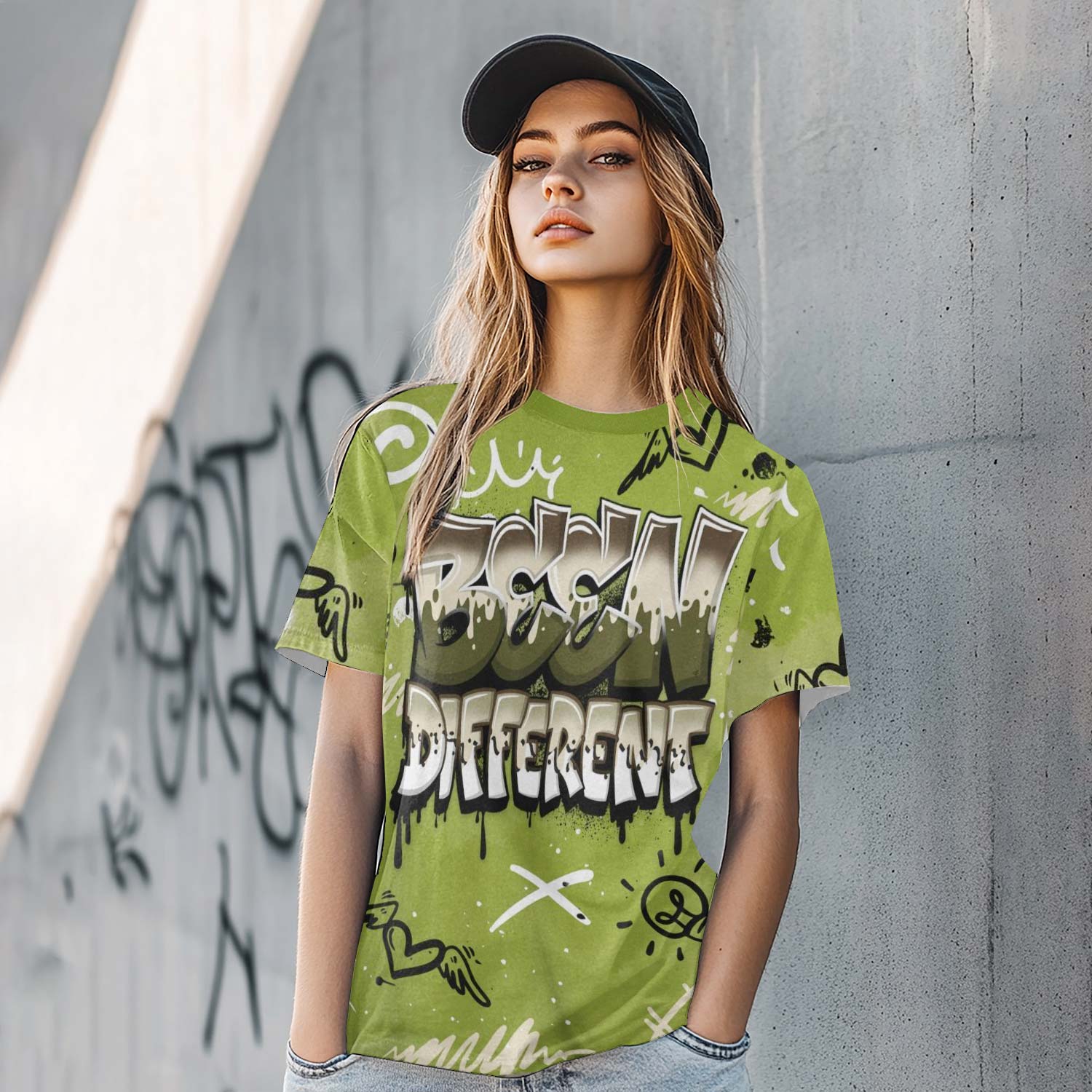 Drip Been Different SB Dunk Low Asparagus T-Shirt