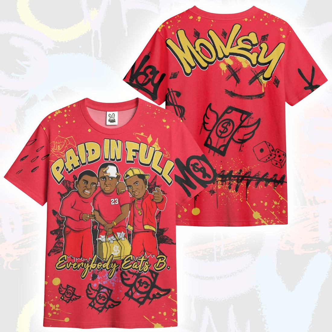 Everybody Paid In Full Crayon KD 18 Air Bakin T-Shirt