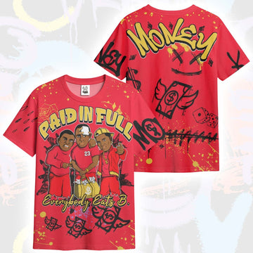 Everybody Paid In Full Crayon KD 18 Air Bakin T-Shirt