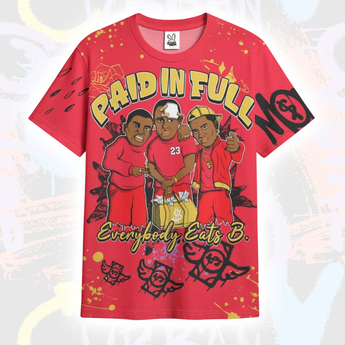Everybody Paid In Full Crayon KD 18 Air Bakin T-Shirt