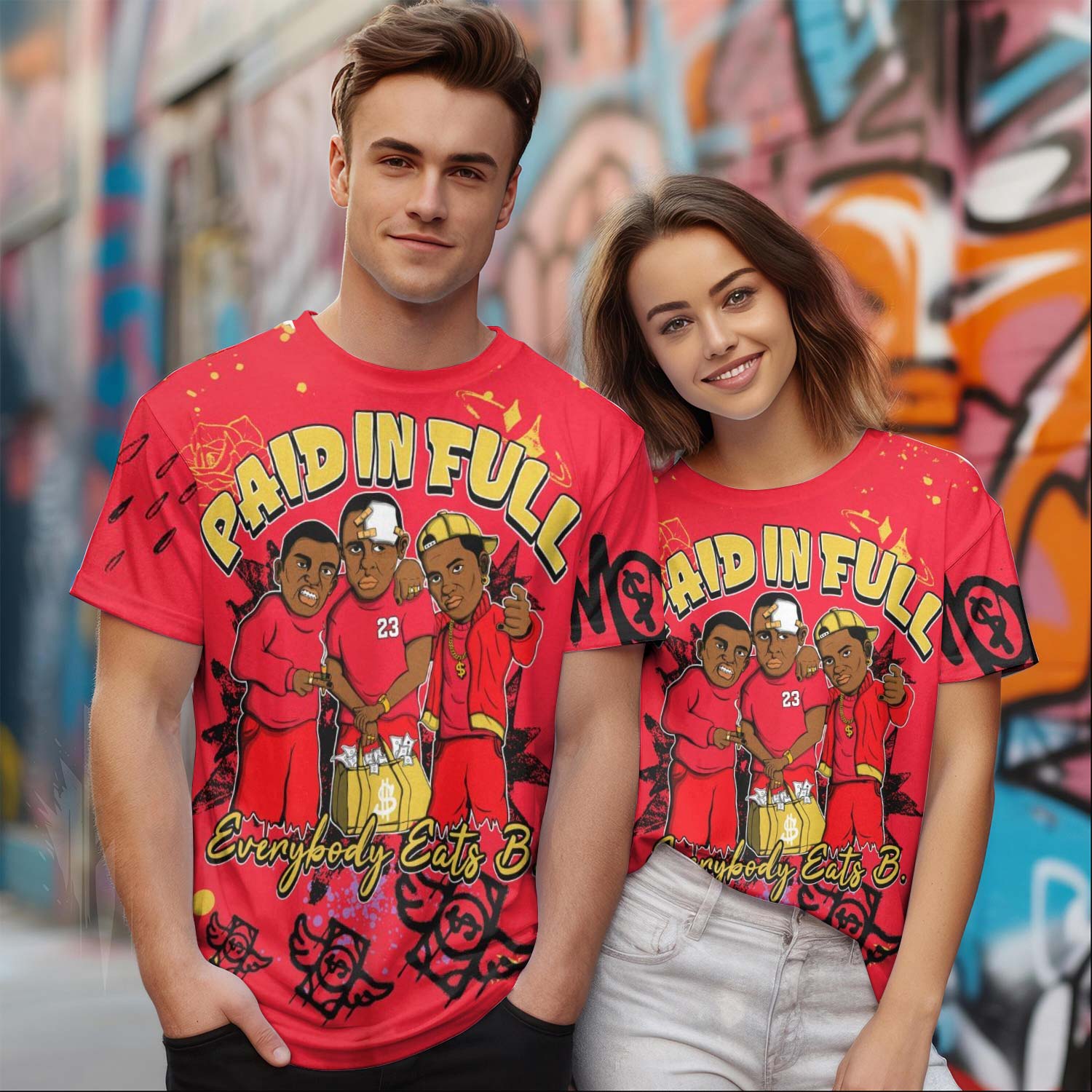 Everybody Paid In Full Crayon KD 18 Air Bakin T-Shirt