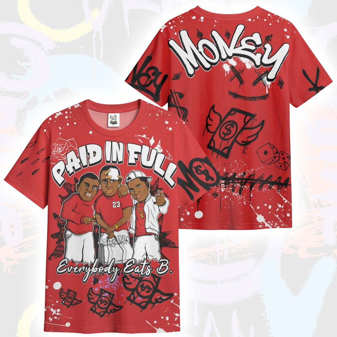 Everybody Paid In Full Crayon Low Bred 11s T-Shirt