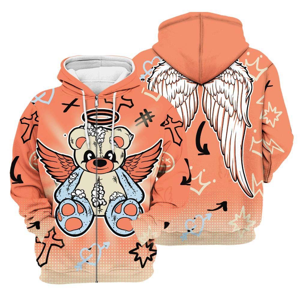 God Guide Me Bear Graphics DJ Khaled Crimson Bliss 5s Hoodie & Zip Hoodie