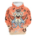 God Guide Me Bear Graphics DJ Khaled Crimson Bliss 5s Hoodie & Zip Hoodie