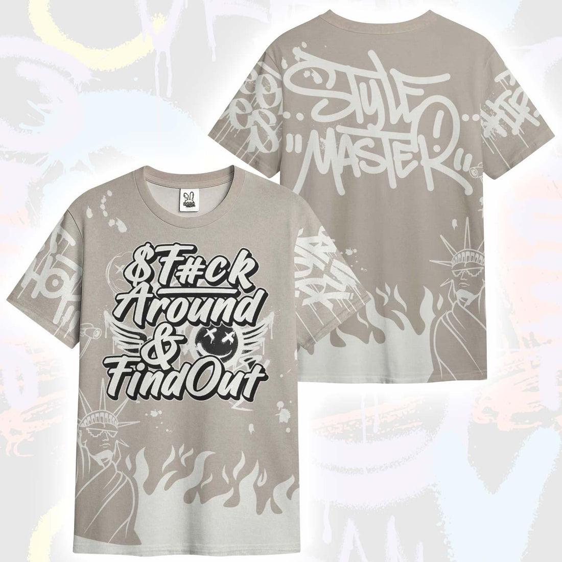 Graphic Fck Around Find Out Low OG Phantom 1s T-Shirt