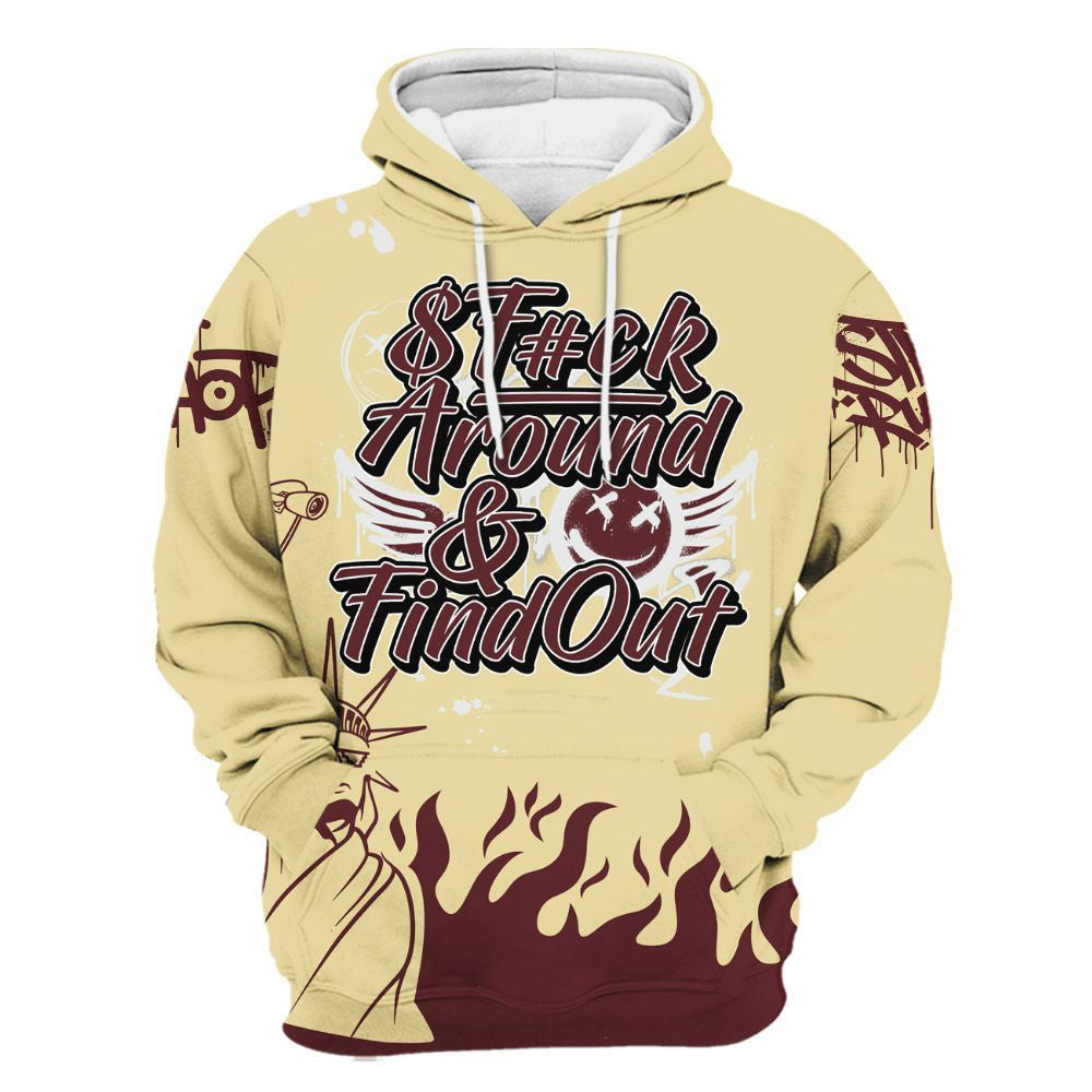Graphic Fck Around Find Out Women Phantom 12s Hoodie & Zip Hoodie