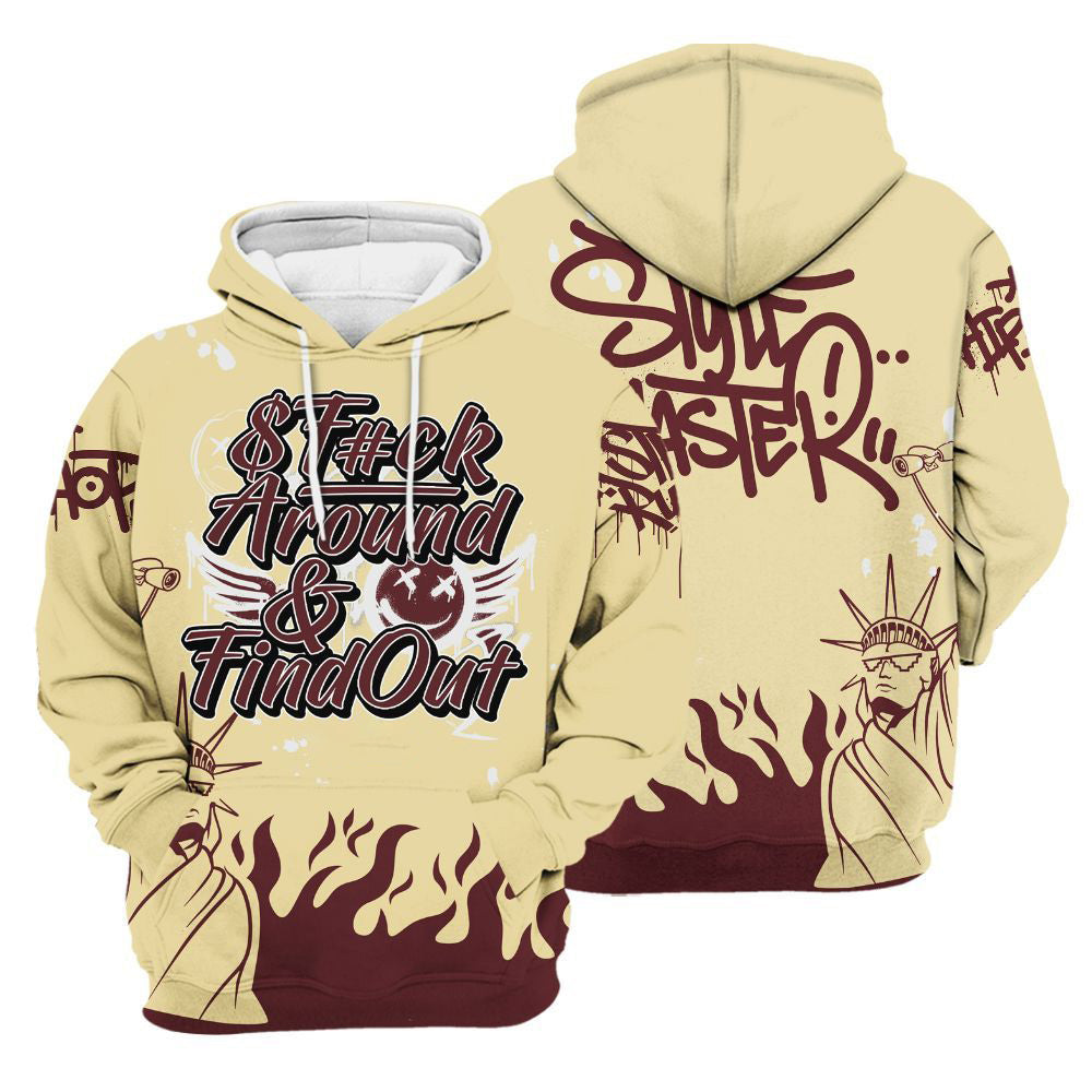 Graphic Fck Around Find Out Women Phantom 12s Hoodie & Zip Hoodie