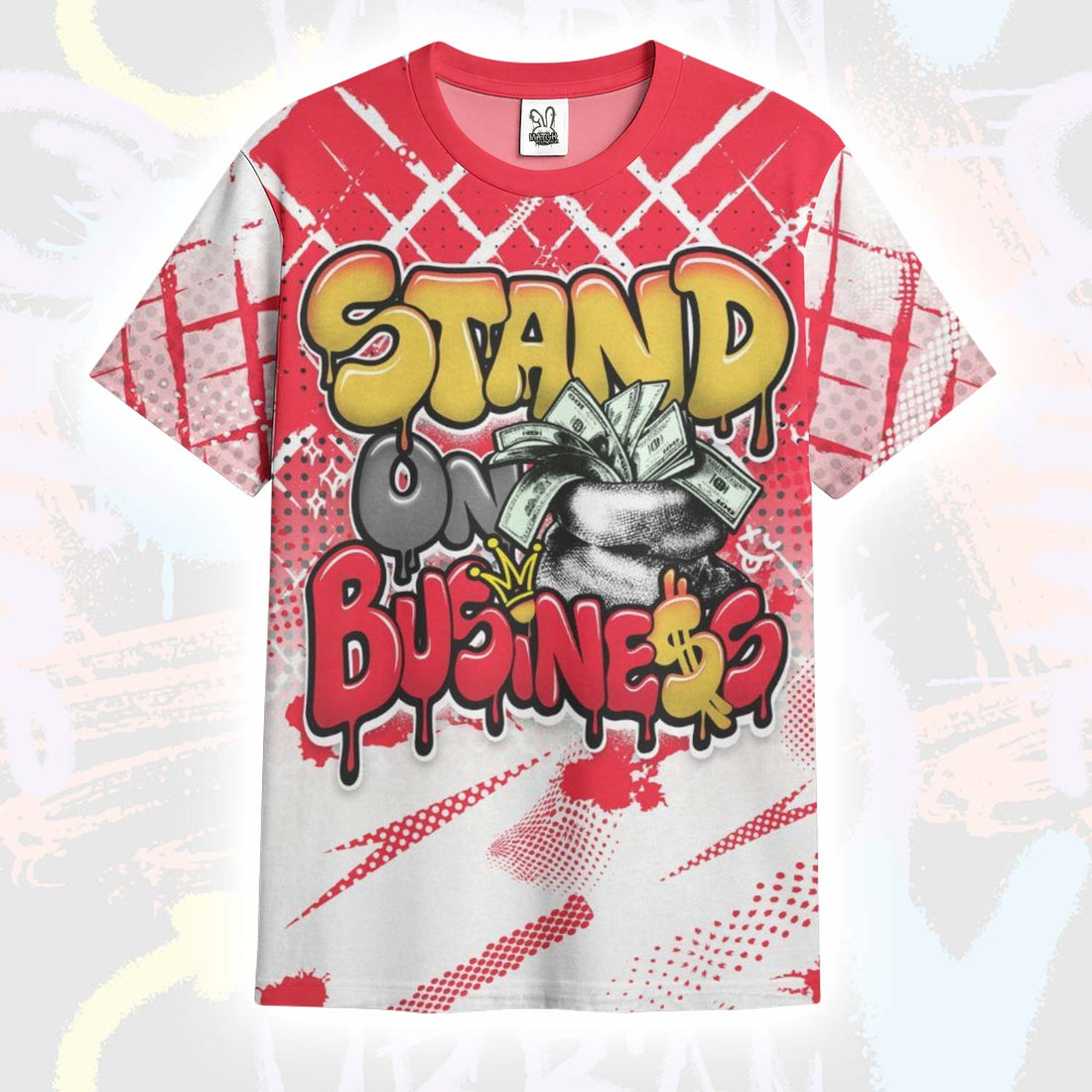 Halftone Stand Business Dripping KD 18 Air Bakin T-Shirt
