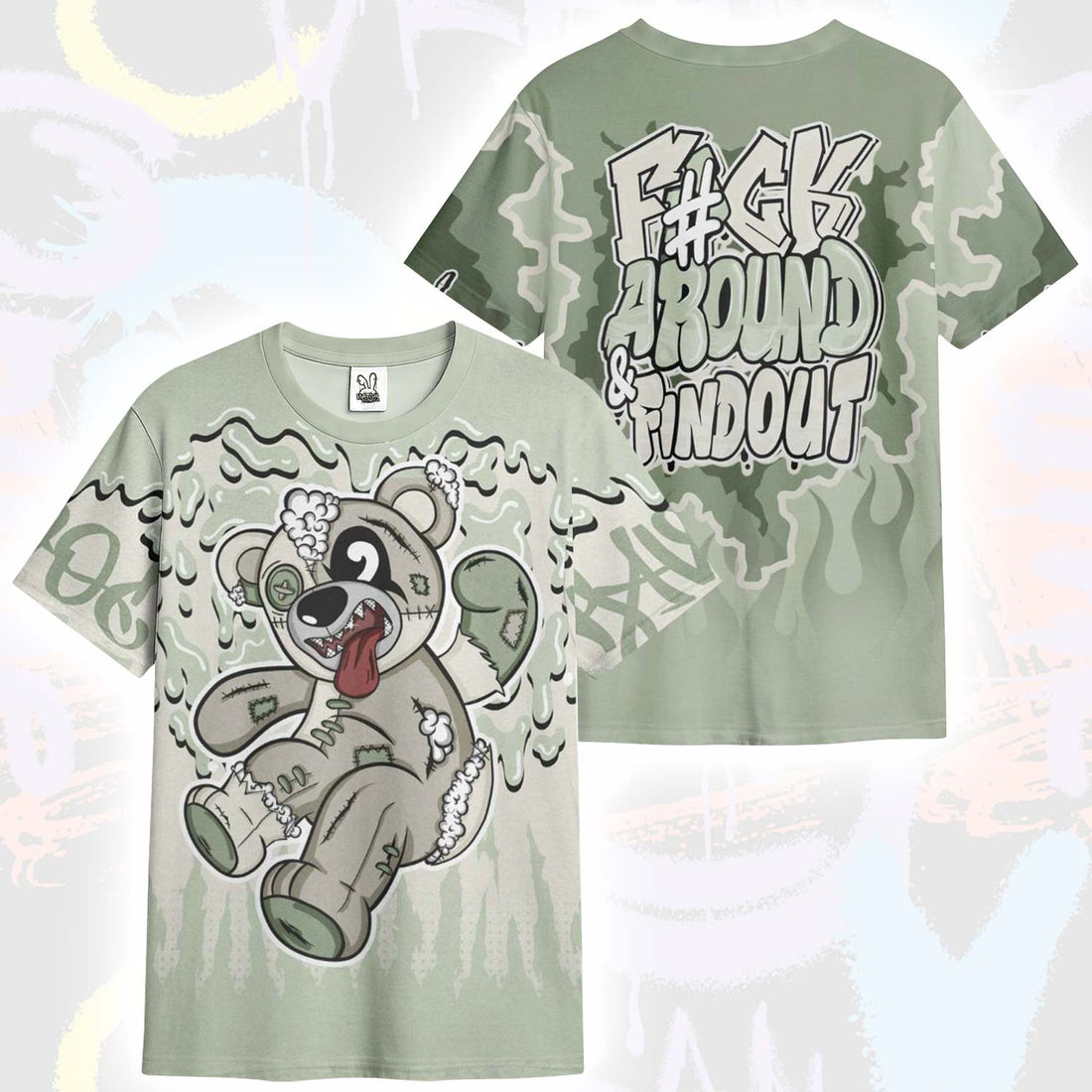 Havok Bear Dripping Seafoam Sail 4s T-Shirt