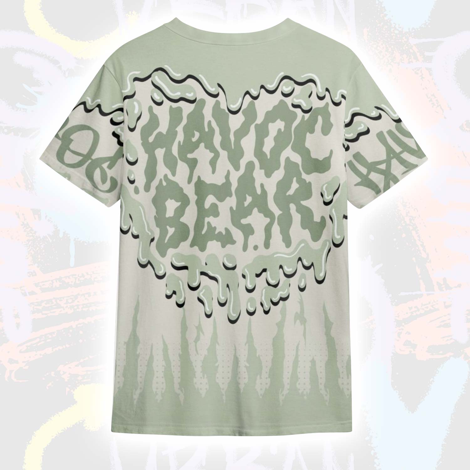 Havok Bear Dripping Seafoam Sail 4s T-Shirt