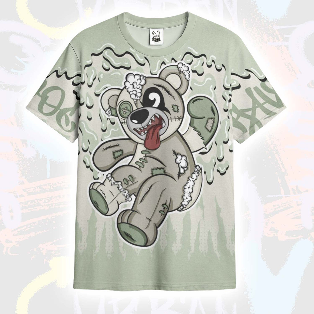 Havok Bear Dripping Seafoam Sail 4s T-Shirt