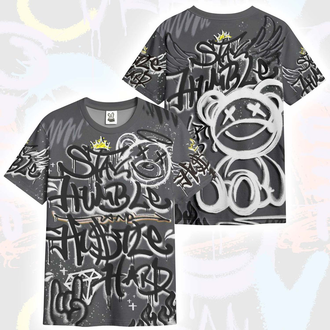 Humble Drip Streetwear Graffity Fear 4s T-Shirt