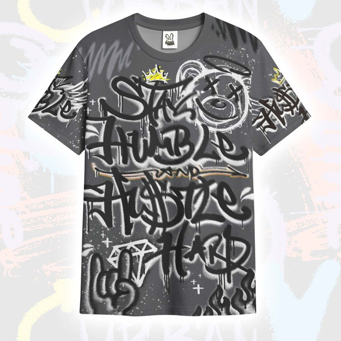 Humble Drip Streetwear Graffity Fear 4s T-Shirt