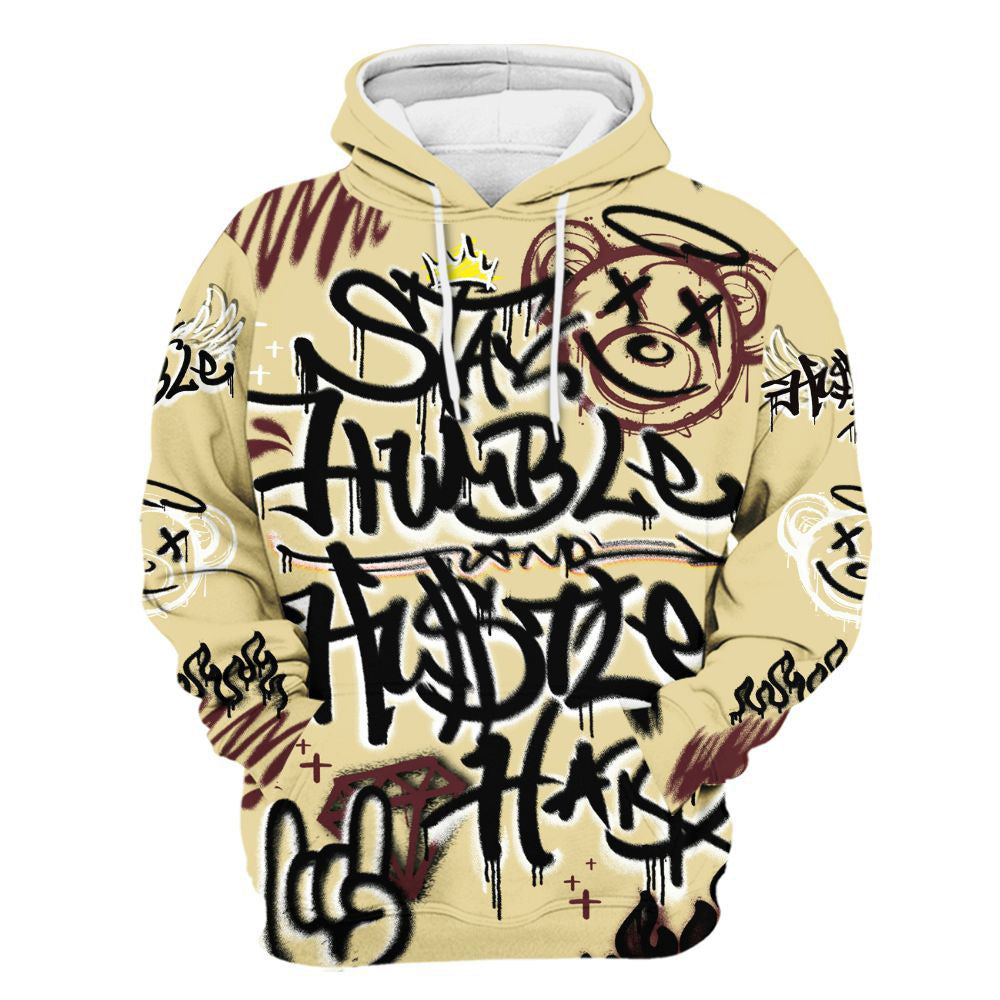 Humble Drip Streetwear Graffity Women Phantom 12s Hoodie & Zip Hoodie