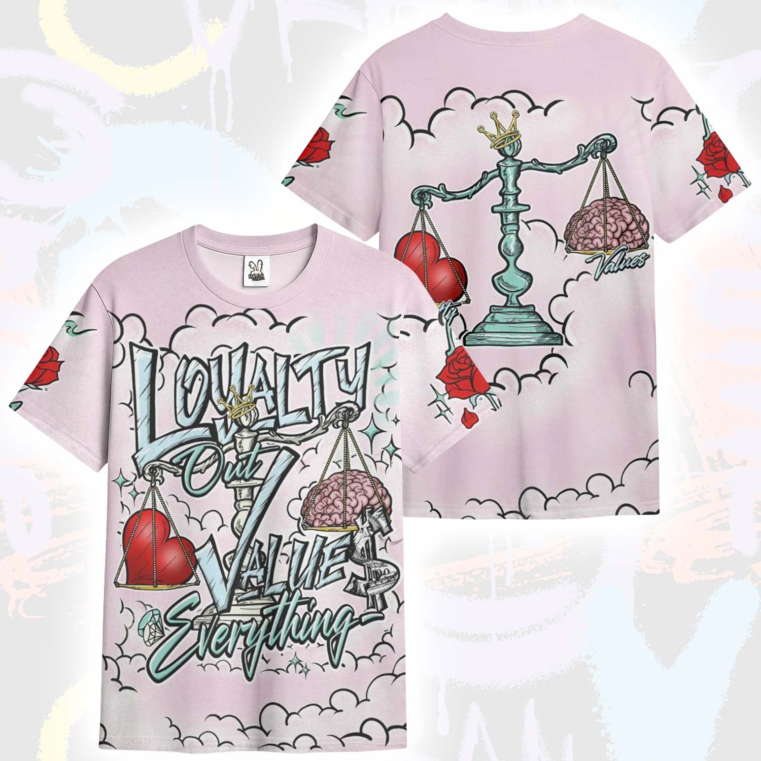 Loyalty Wins Everything Retro Easter 5s T-Shirt