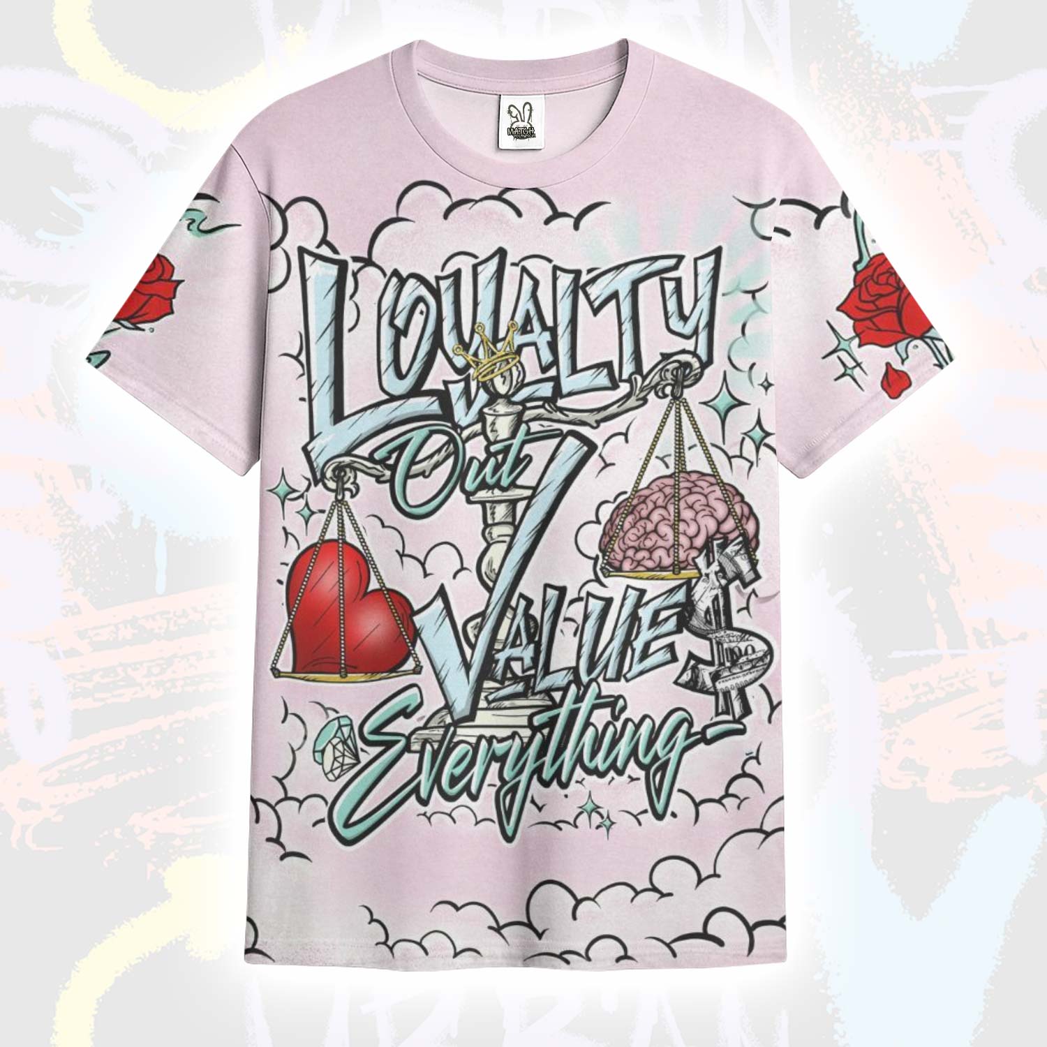 Loyalty Wins Everything Retro Easter 5s T-Shirt
