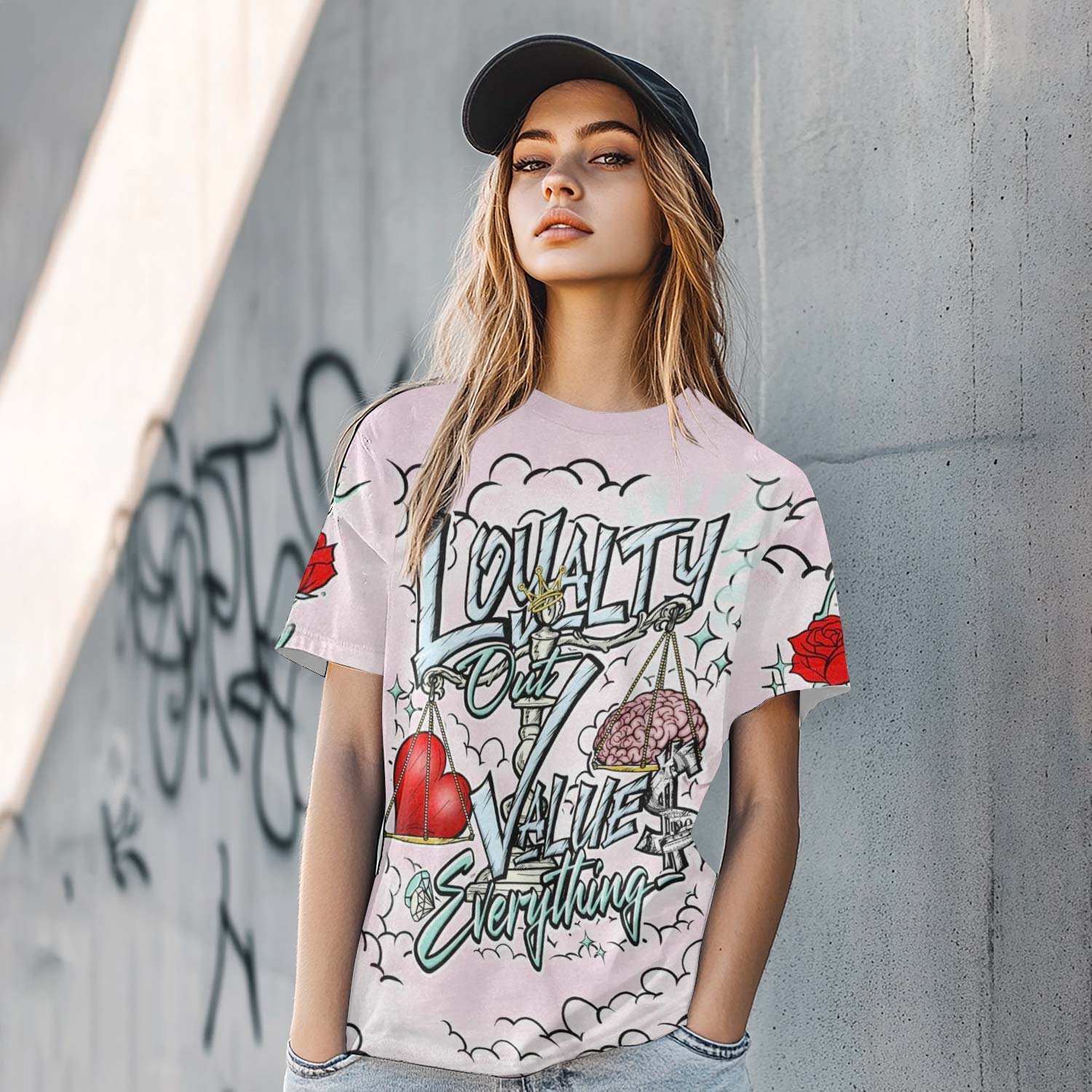 Loyalty Wins Everything Retro Easter 5s T-Shirt