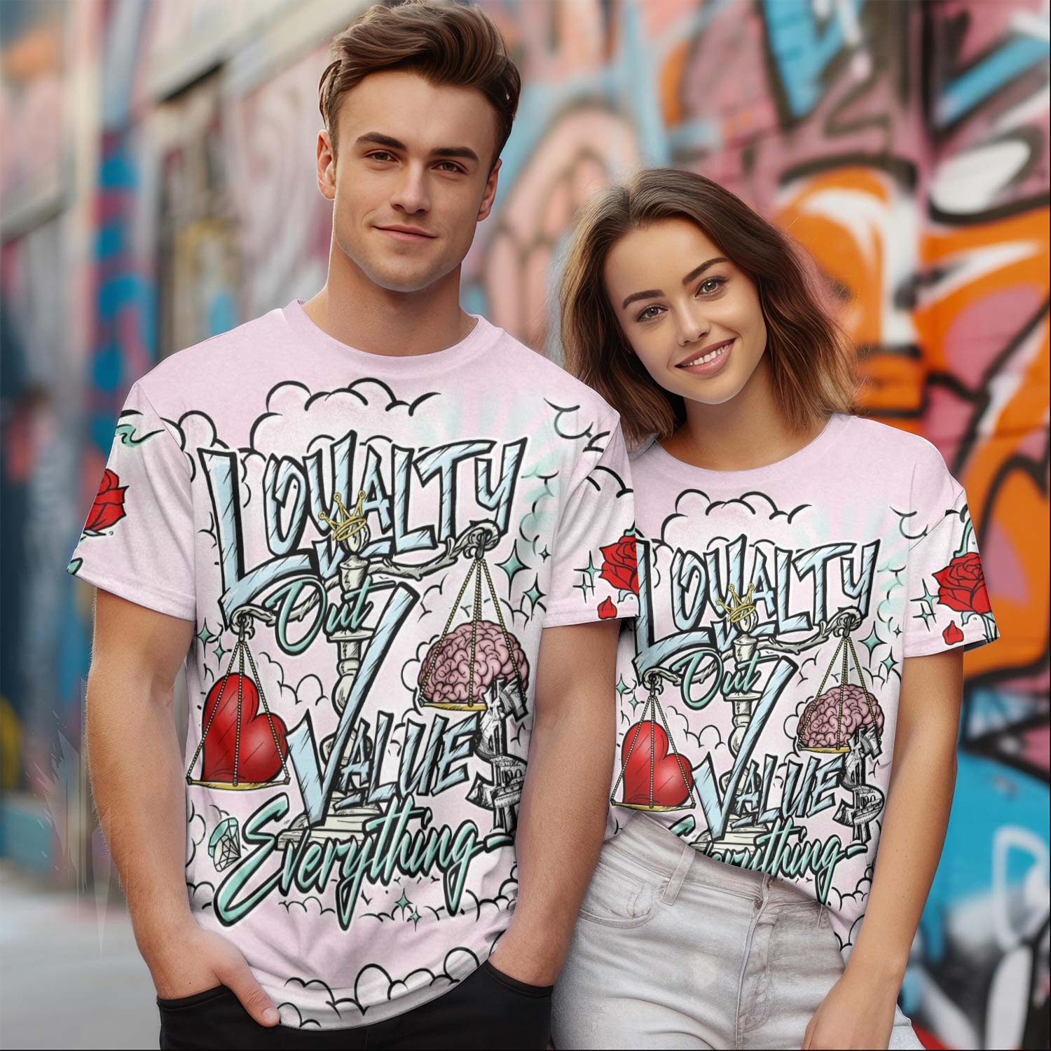 Loyalty Wins Everything Retro Easter 5s T-Shirt