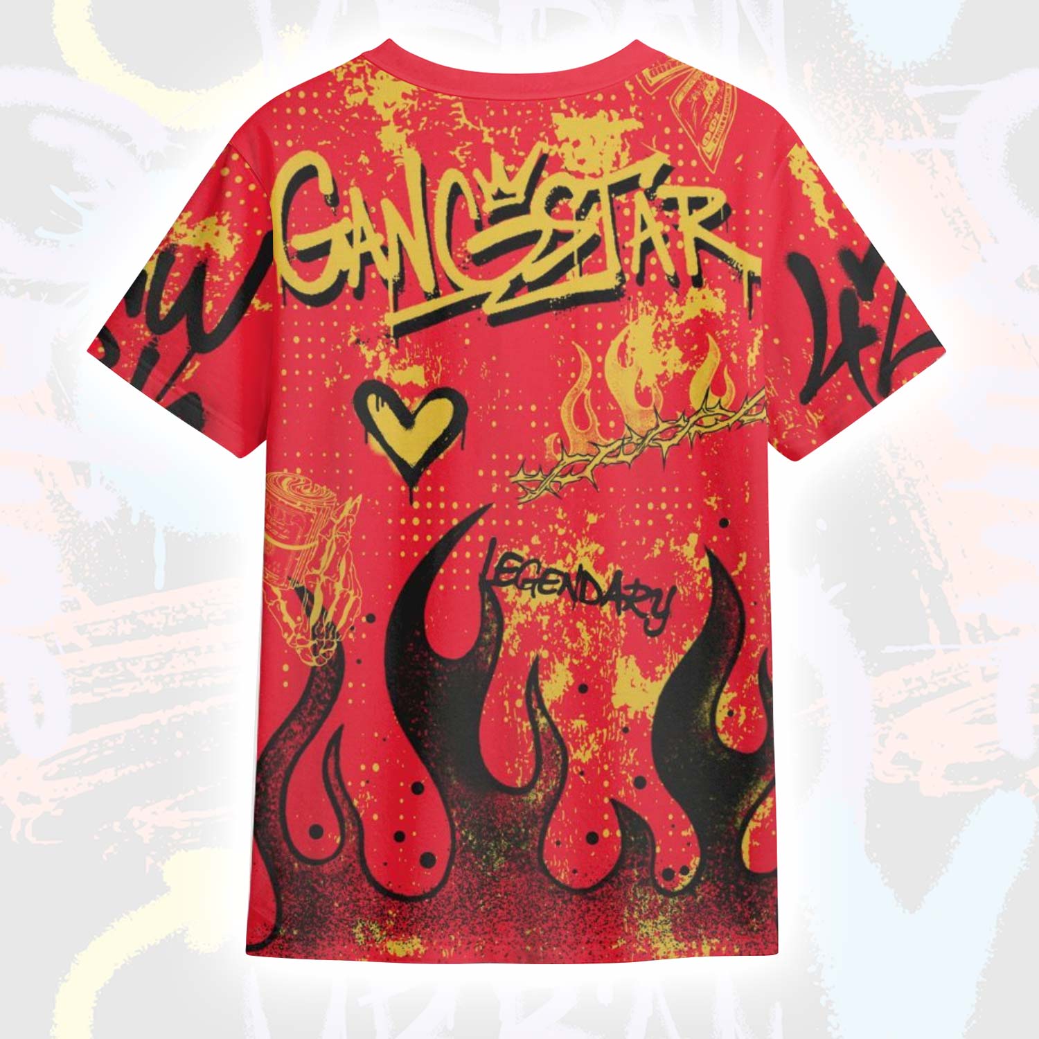 Lucky Money Paid In Full Graffiti KD 18 Air Bakin T-Shirt