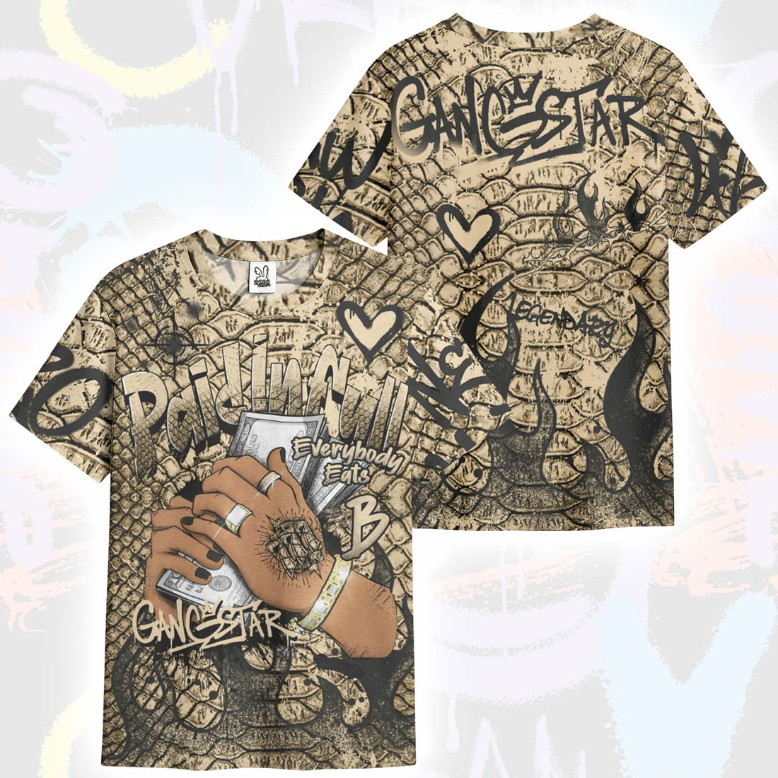 Lucky Money Paid In Full Graffiti Kobe 9 EM Mambacita T-Shirt