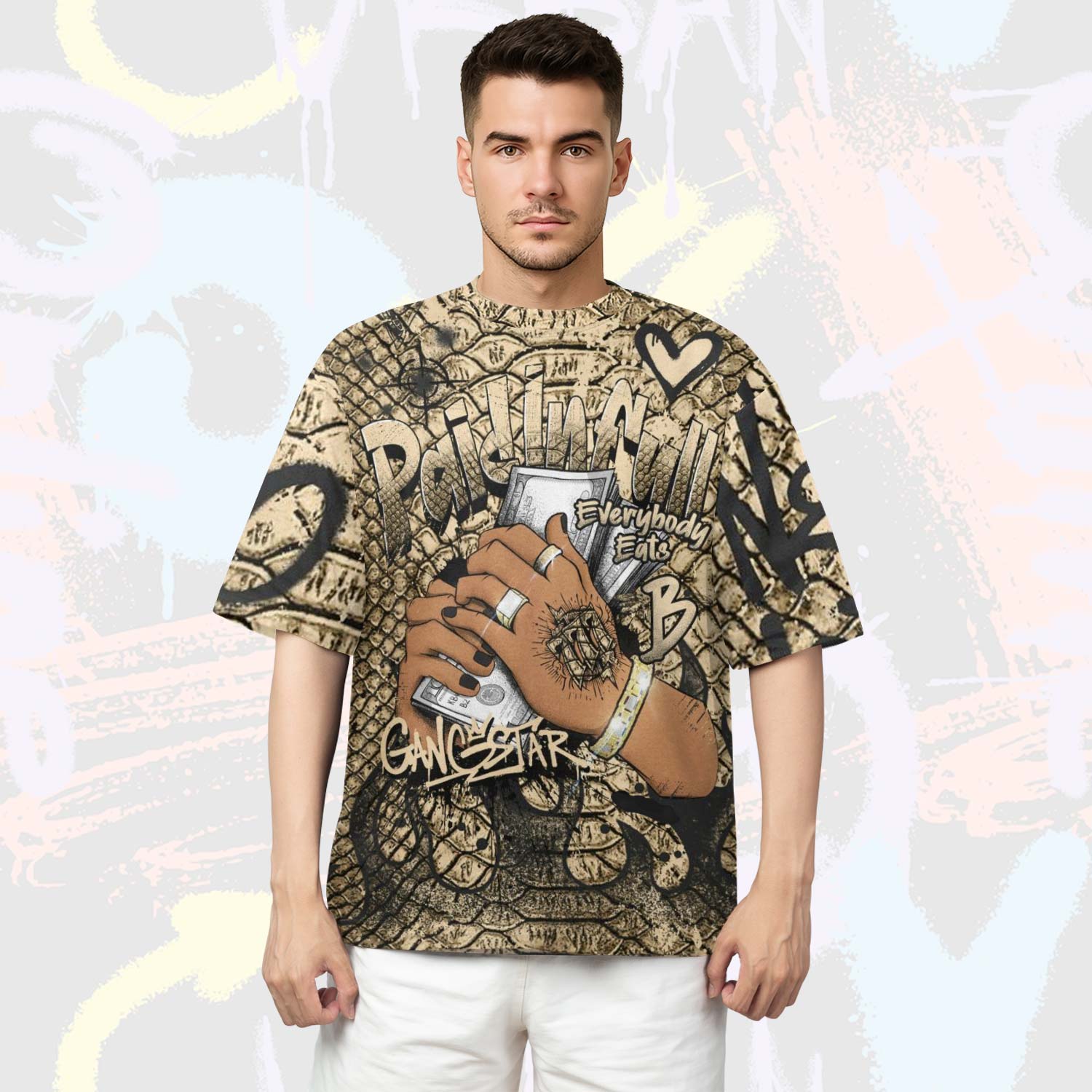 Lucky Money Paid In Full Graffiti Kobe 9 EM Mambacita T-Shirt