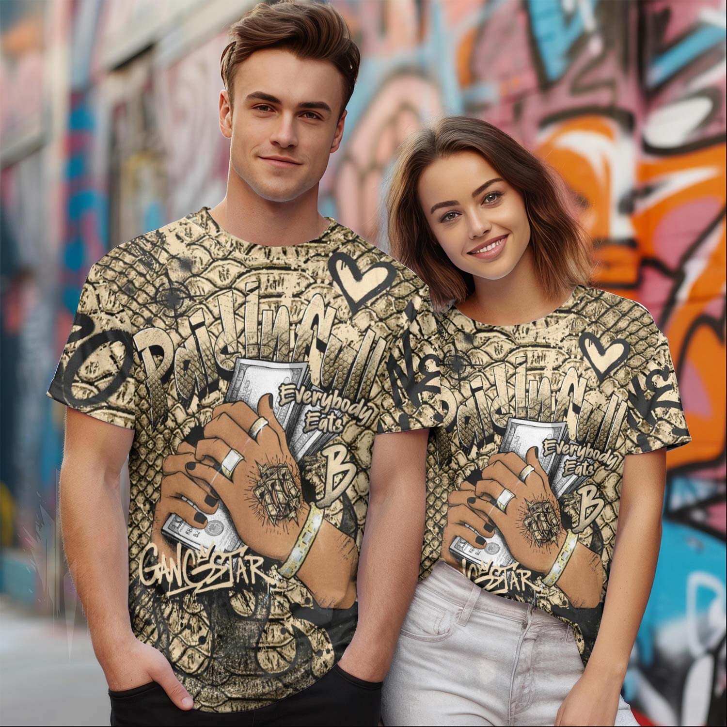 Lucky Money Paid In Full Graffiti Kobe 9 EM Mambacita T-Shirt