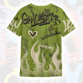 Lucky Money Paid In Full Graffiti SB Dunk Low Asparagus T-Shirt