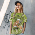 Lucky Money Paid In Full Graffiti SB Dunk Low Asparagus T-Shirt