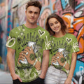 Lucky Money Paid In Full Graffiti SB Dunk Low Asparagus T-Shirt
