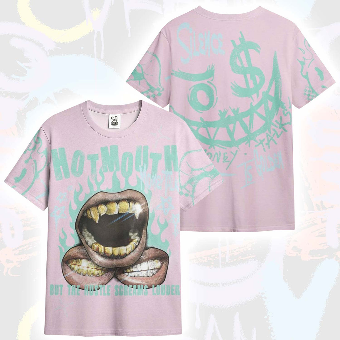 Mouth Burning Street Style Retro Easter 5s T-Shirt