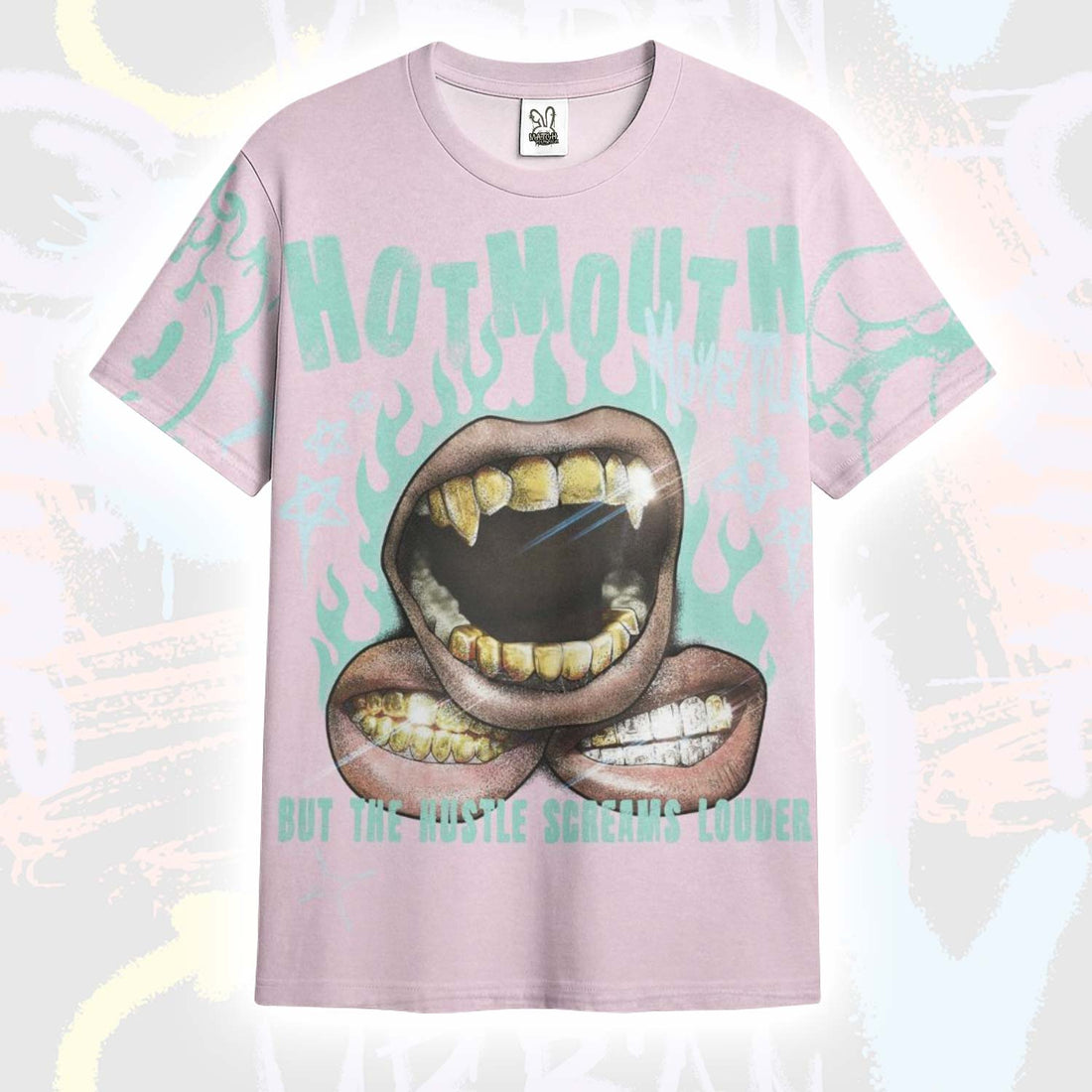 Mouth Burning Street Style Retro Easter 5s T-Shirt