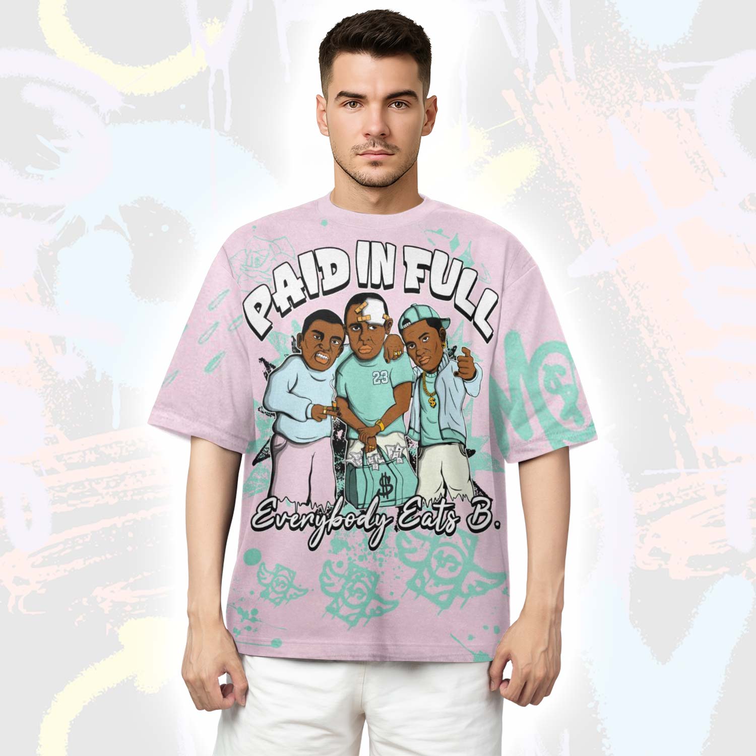 Paid In Full Retro Easter 5s T-Shirt