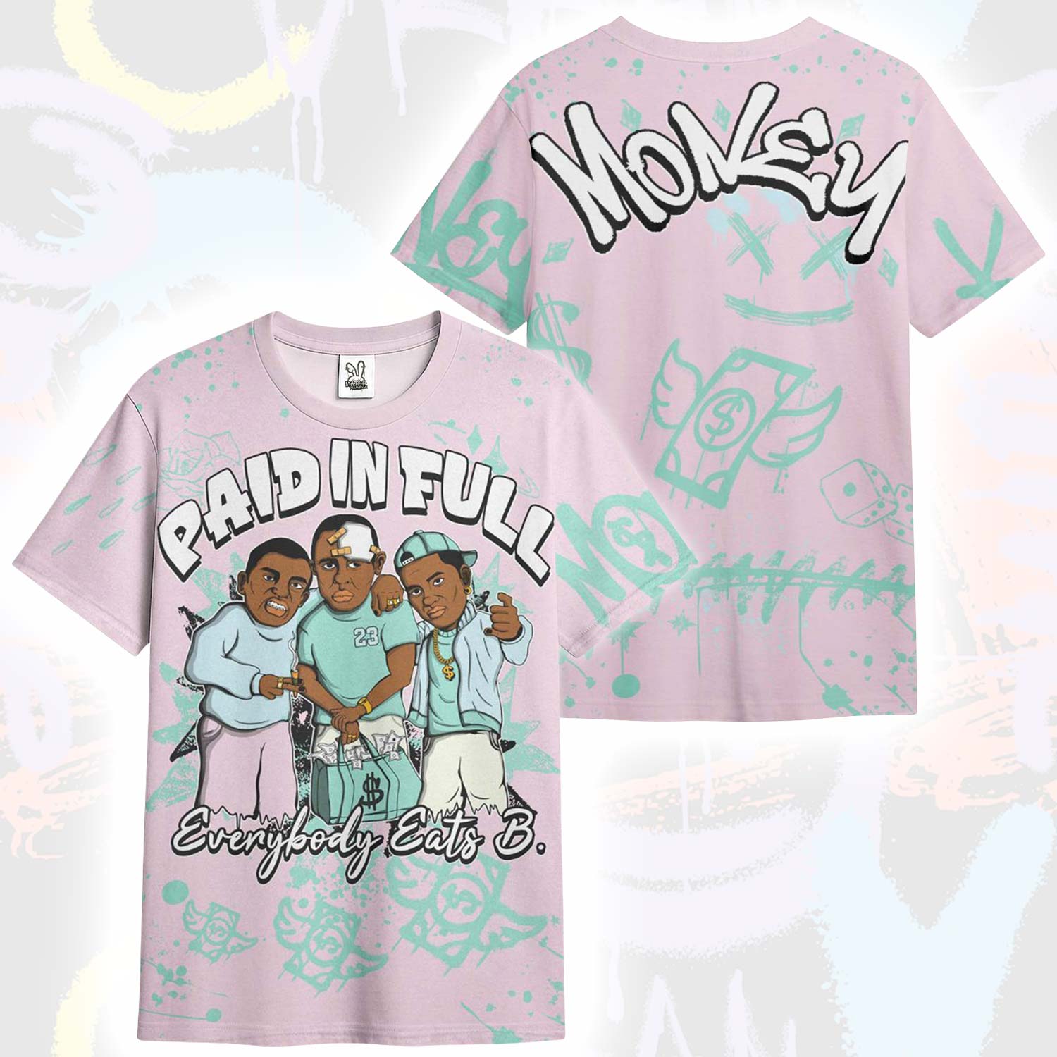 Paid In Full Retro Easter 5s T-Shirt