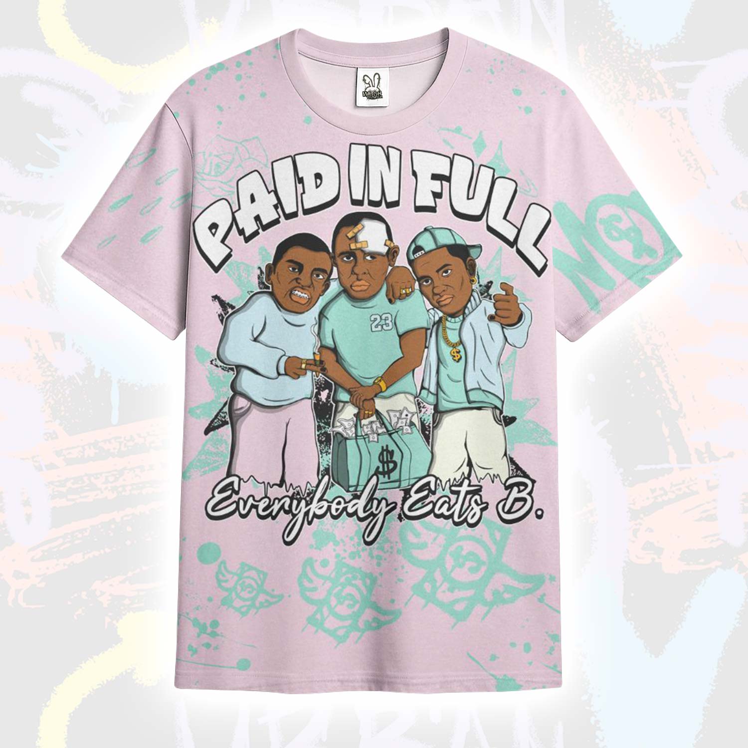 Paid In Full Retro Easter 5s T-Shirt